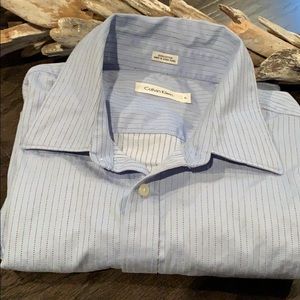 Calvin Klein mens XL Dress shirt button up